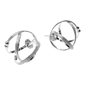 Mobius Post Earring 
Sterling silver
ERPS18-S
